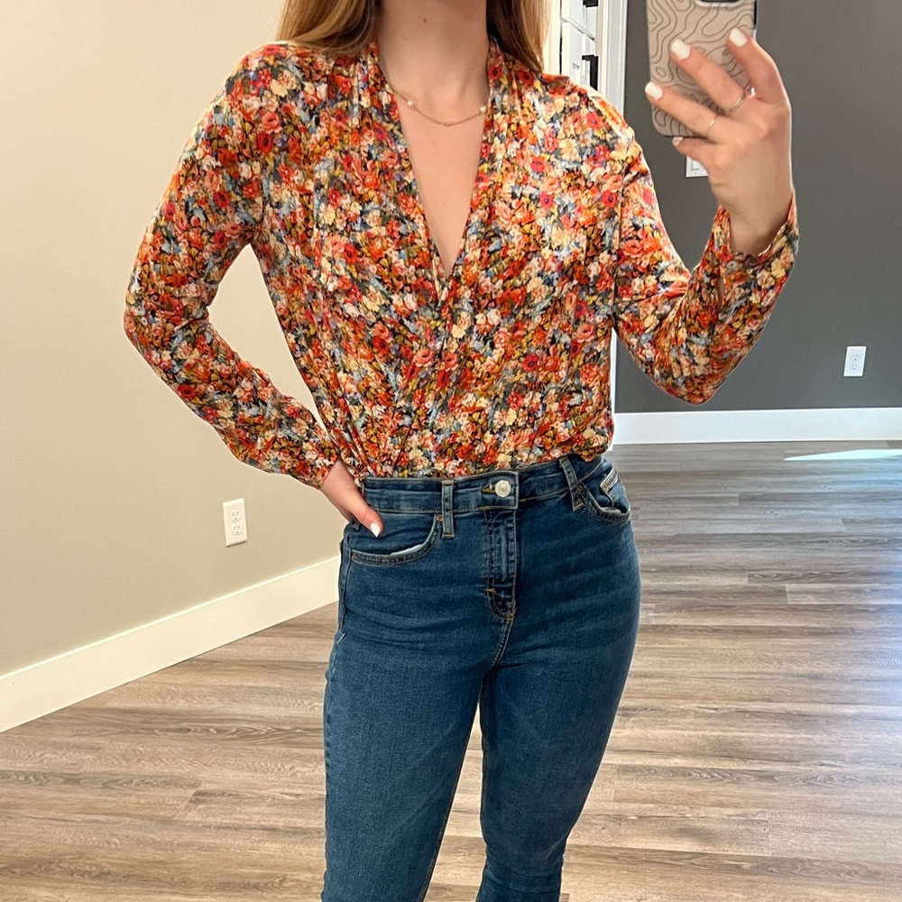 Zara Floral Top/Blouse